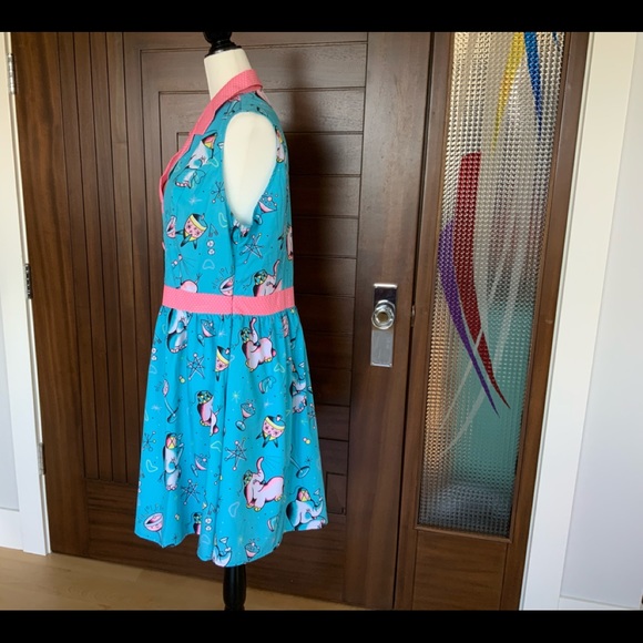 SOURPUSS Dress Pink Elephants on Parade, Size XL - Picture 5 of 10